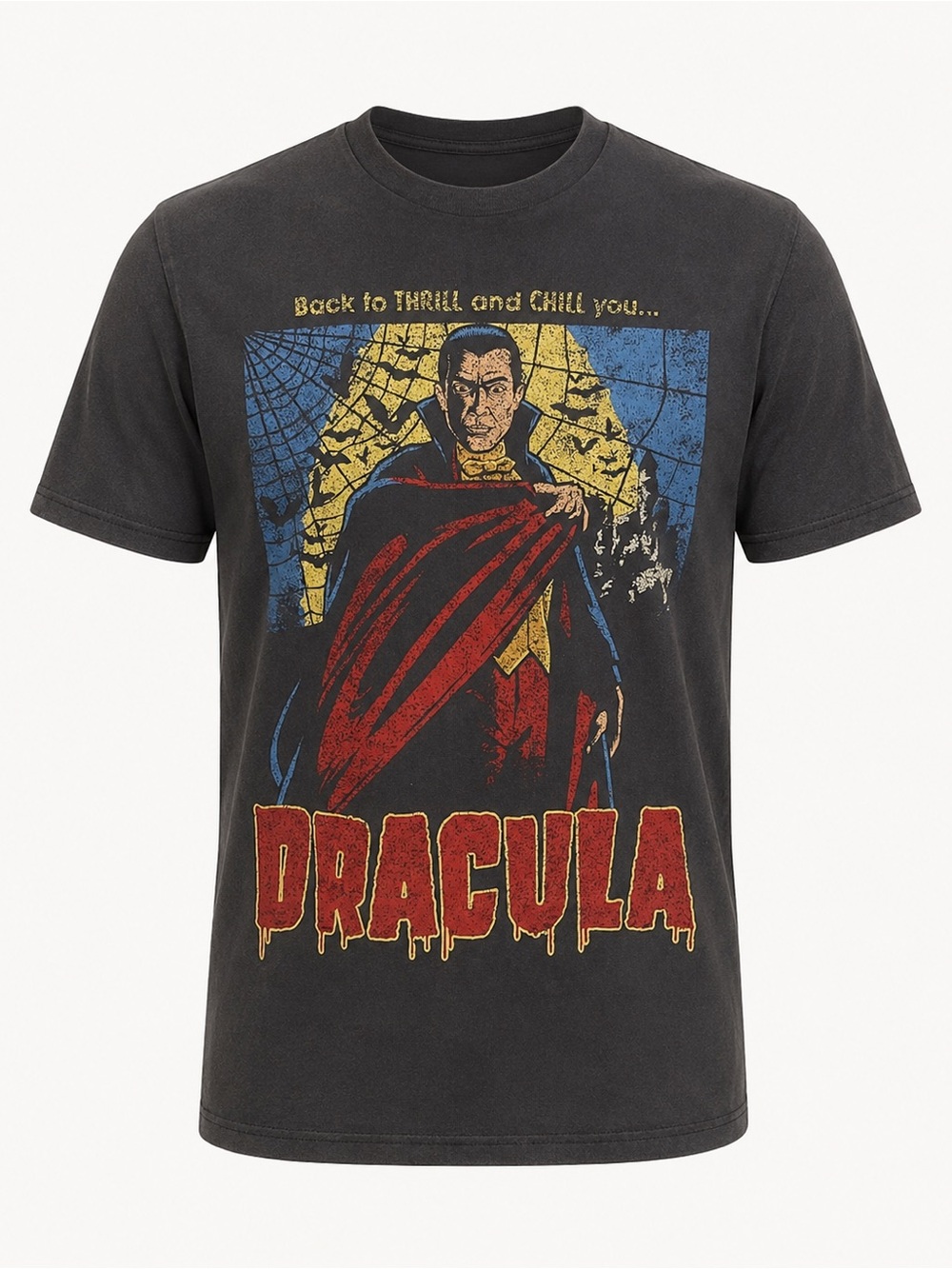 Dracula Graphic Tee NWT Goodfellow & Co Black Horror T-Shirt Size Small